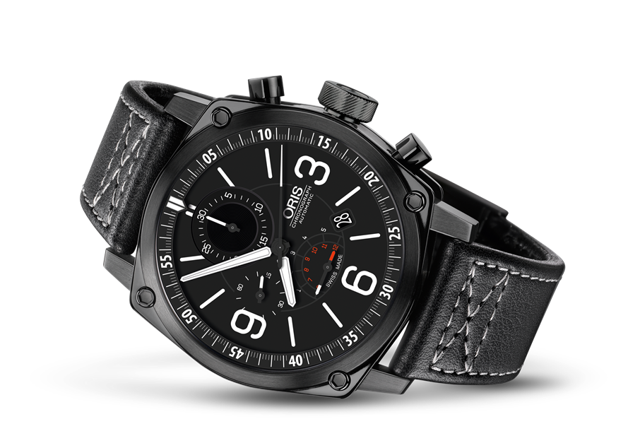 Oris watch black hotsell